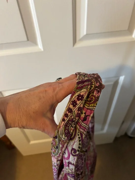 Vera Bradley Quilted Paisley Floral Tote - Pink & Purple - Picture 3 of 4